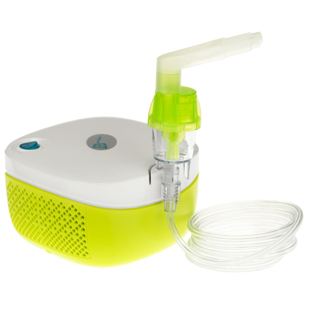 Omnibus Nubi BR-CN195 Set inalatore elettrico per inalatori per bambini e adulti Nebulizzatore Maschera profilata per inalazione per adulti e bambini