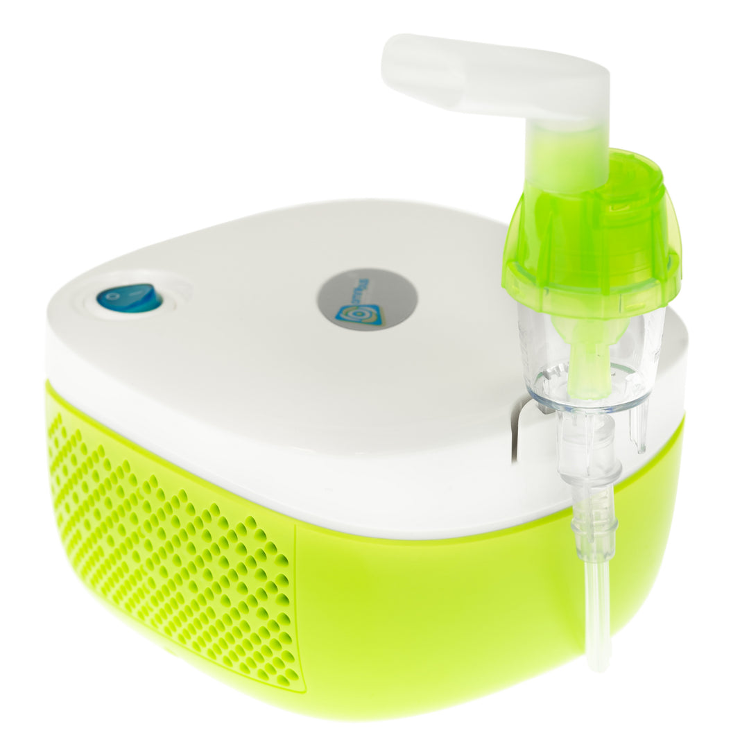 Omnibus Nubi BR-CN195 Set inalatore elettrico per inalatori per bambini e adulti Nebulizzatore Maschera profilata per inalazione per adulti e bambini