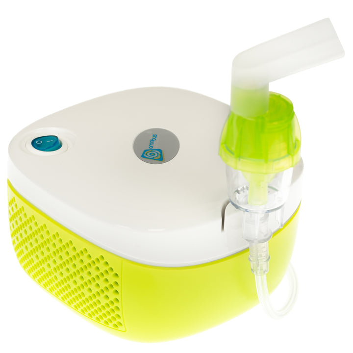 Omnibus Nubi BR-CN195 Set inalatore elettrico per inalatori per bambini e adulti Nebulizzatore Maschera profilata per inalazione per adulti e bambini