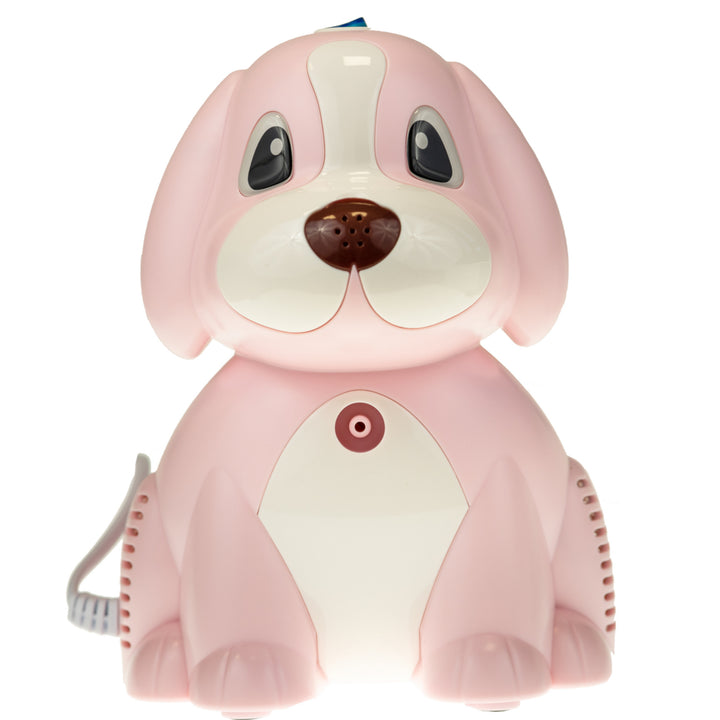 Omnibus BR-CN171 Inalatore elettrico Puppy Set inalatore per bambini e adulti Nebulizzatore Maschera per inalazione per adulti e bambini Rosa