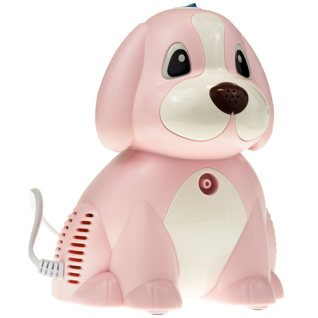 Omnibus BR-CN171 Inalatore elettrico Puppy Set inalatore per bambini e adulti Nebulizzatore Maschera per inalazione per adulti e bambini Rosa