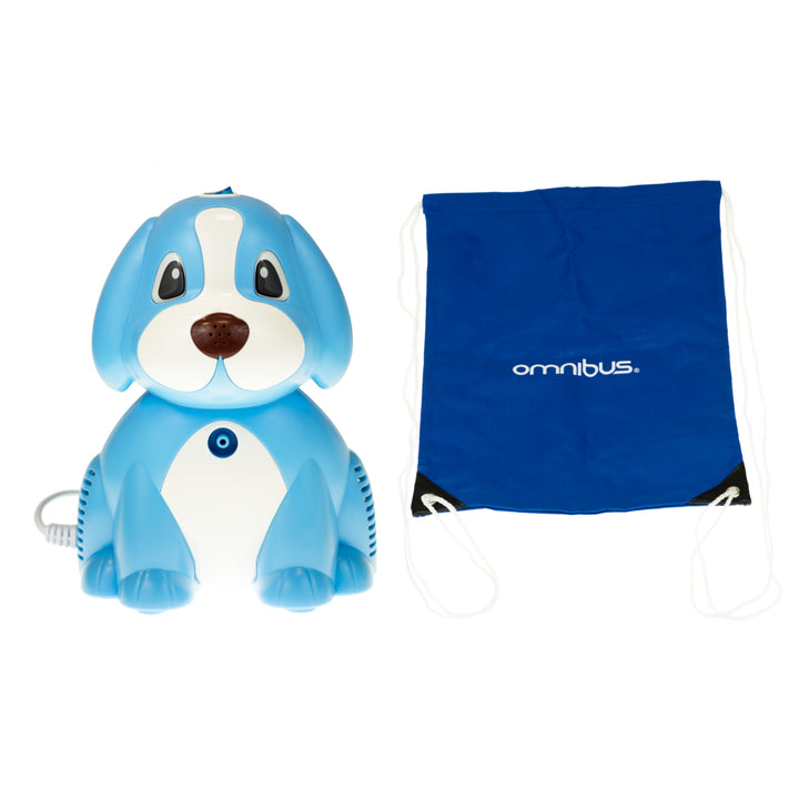 Inalatore elettrico per cuccioli Set inalatore per cani per bambini e adulti Nebulizzatore Maschera per inalazione per adulti e bambini (blu)
