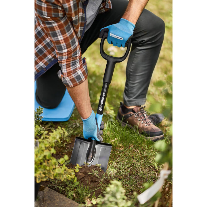 Vanga corta Cellfast, per lavorare terreni duri, lunghezza 78 cm, acciaio al boro, CELLPRO