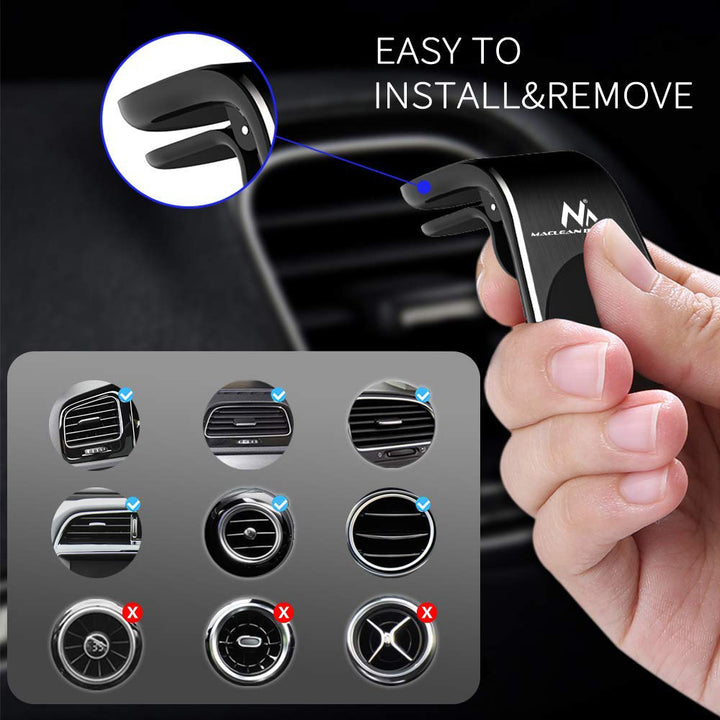 Supporto magnetico  Telefono Maclean MC-326 per auto per ventilazione supporto magnetico, supporto per smartphone