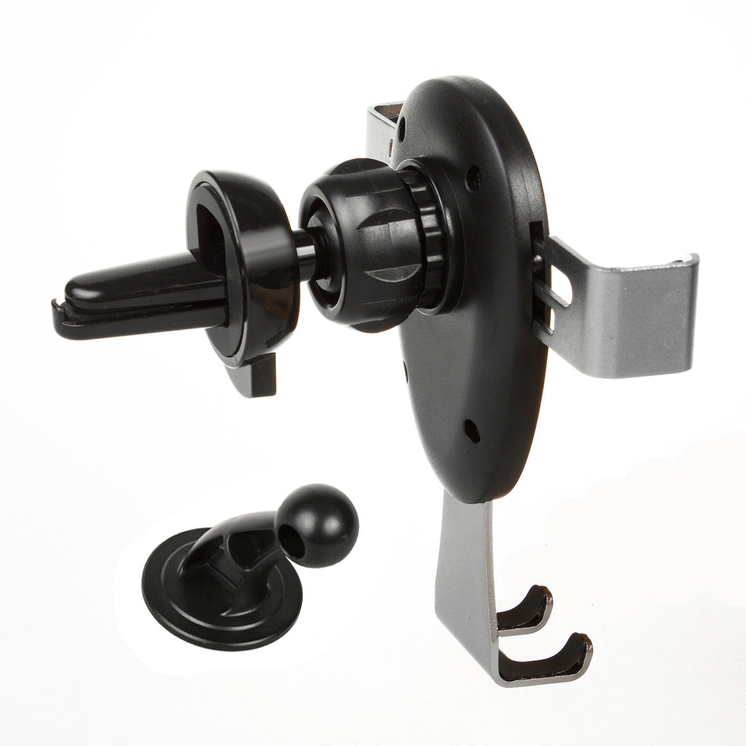 Maclean MC-324 Supporto Telefono Gravity veicolare universale, per griglia di ventilazione, gravità, max. largezza 90mm