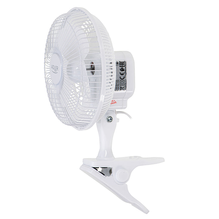 Adler AD7317 Ventilatore da tavolo con clip di montaggio 15 cm Innovativo