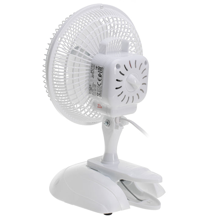 Adler AD7317 Ventilatore da tavolo con clip di montaggio 15 cm Innovativo
