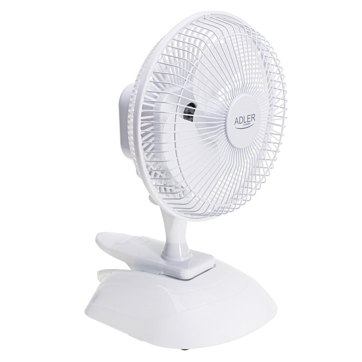 Adler AD7317 Ventilatore da tavolo con clip di montaggio 15 cm Innovativo
