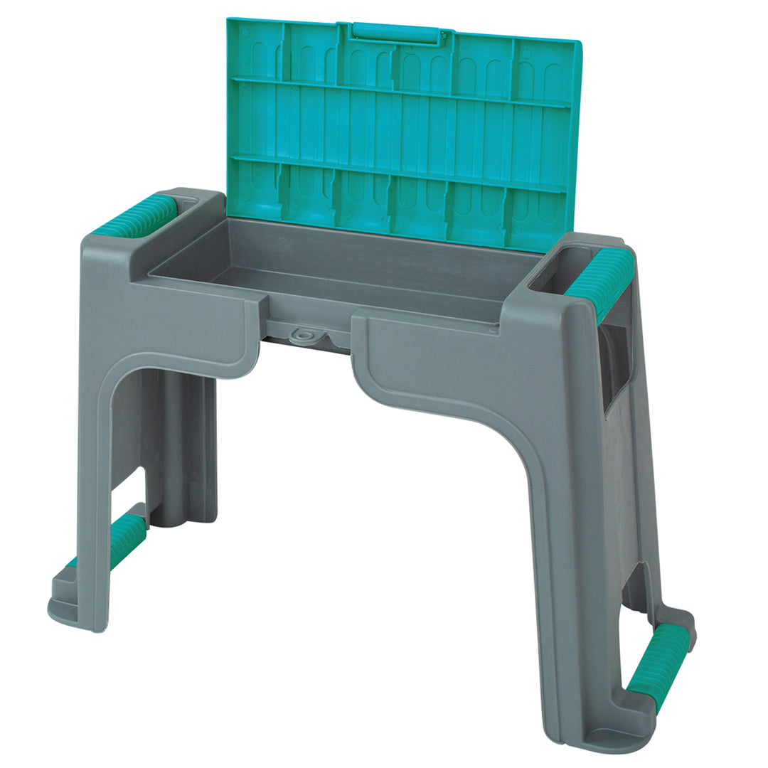 Sgabello inginocchiato Greenmill, contenitore, finitura morbida GR6994
