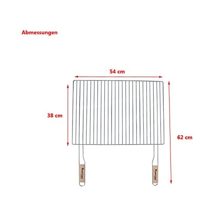 Griglia per griglia Master Grill & Party 54x38cm in acciaio cromato MG252