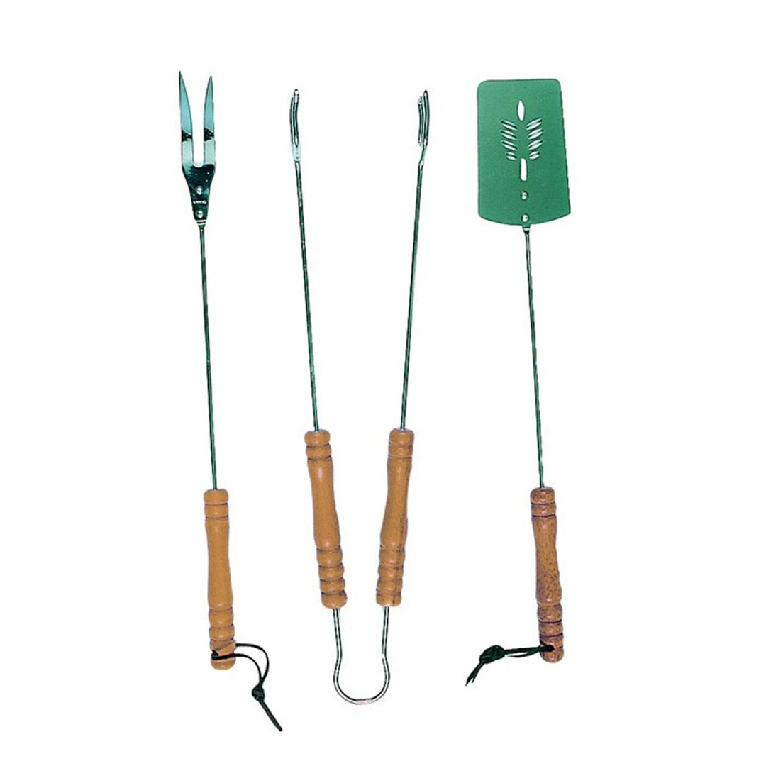 Set di posate grill 3 pezzi Posate grill Accessori grill Spatola per grill Pinze Forchetta per carne BBQ