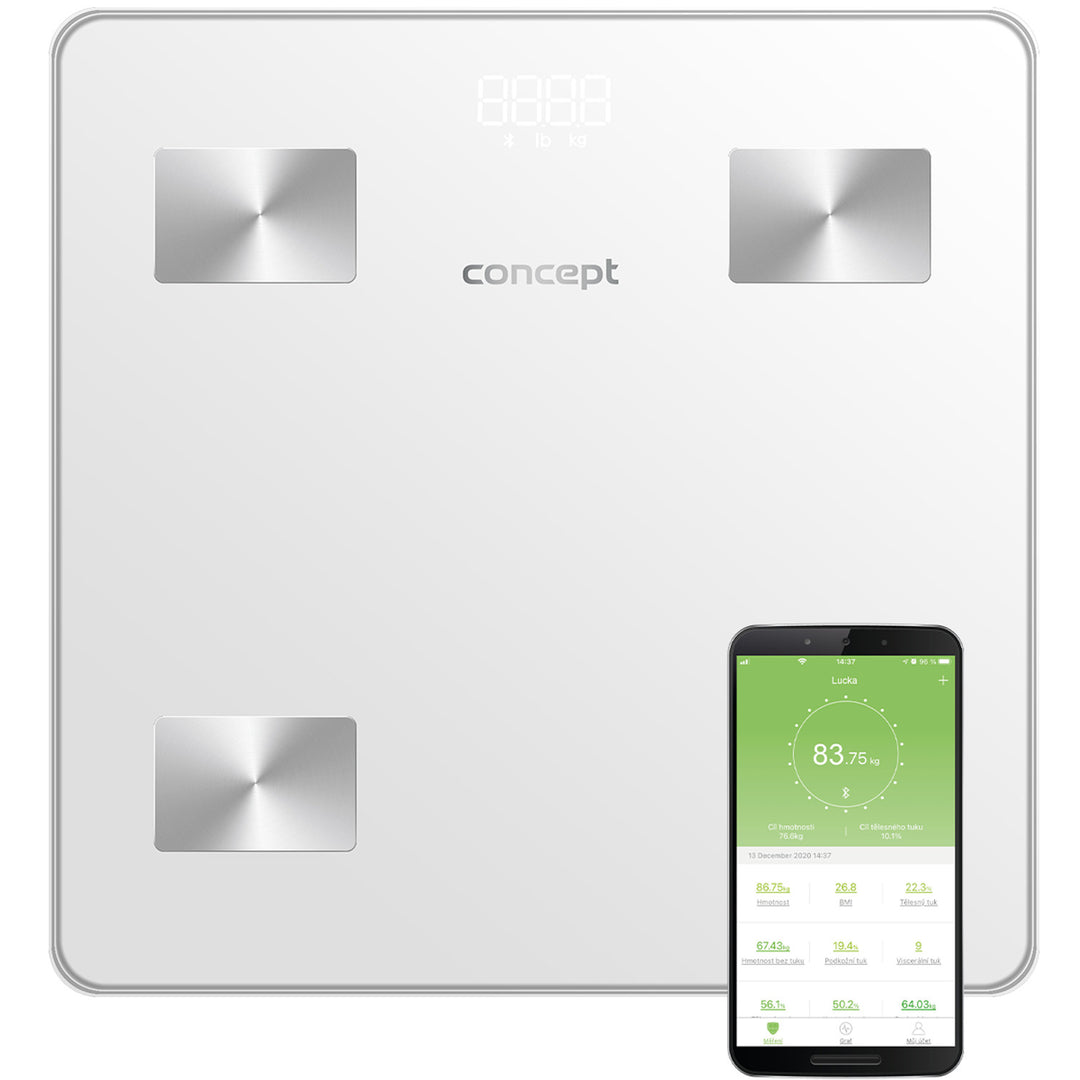 Bilancia pesapersone analitica diagnostica Concept white VO4000