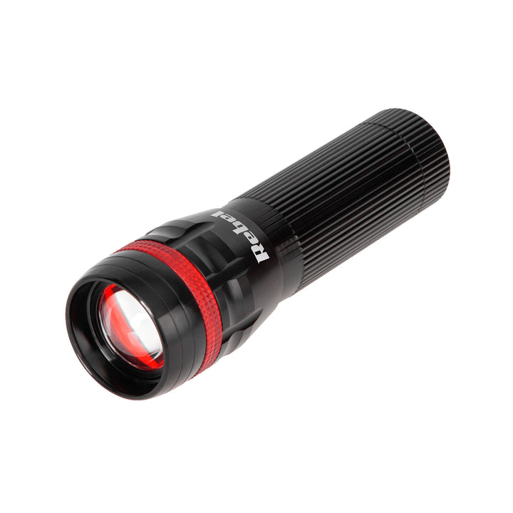 Set di luci per bicicletta Rebel, a batteria, luce anteriore e posteriore, URZ0910