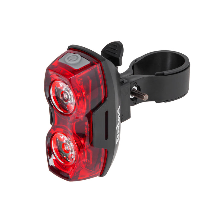 Set di luci per bicicletta Rebel, a batteria, luce anteriore e posteriore, URZ0910