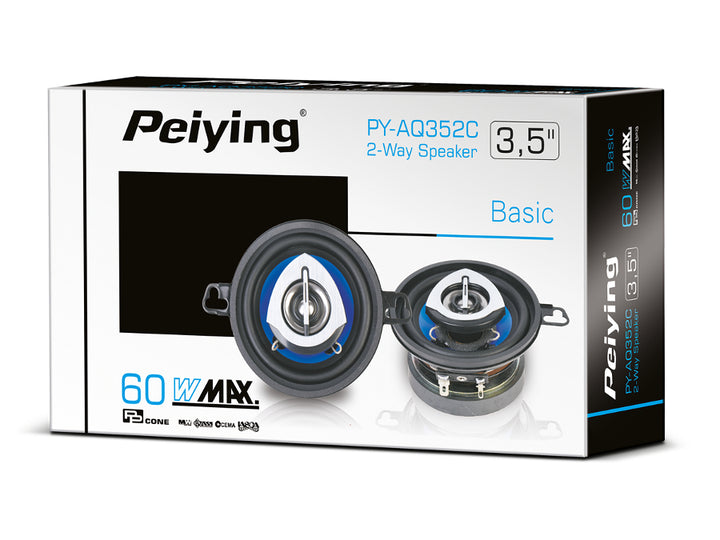 Altoparlanti per auto PY-AQ352C 3.5 "power 60W Peiying