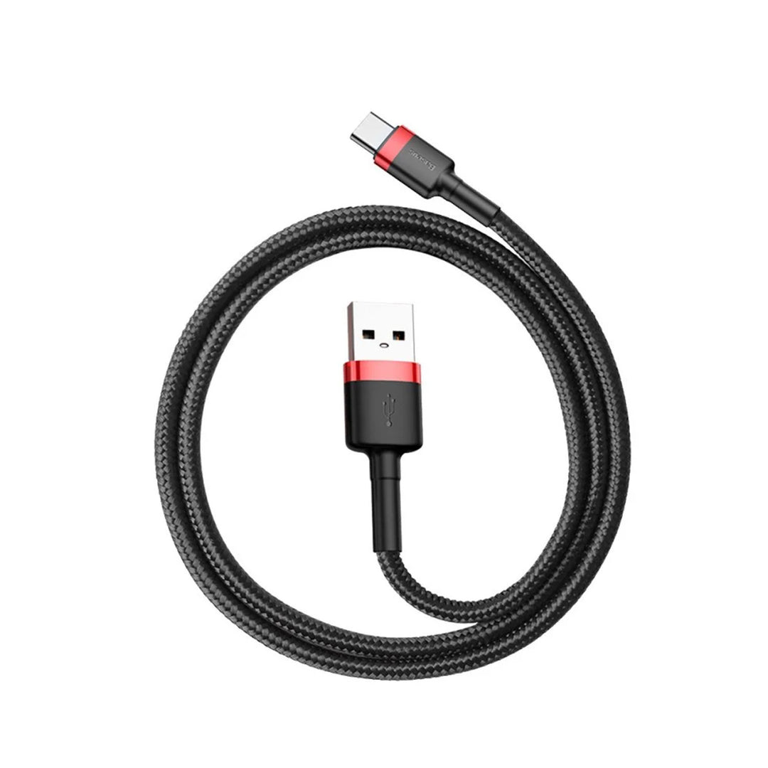 Connettore USB A - Connettore USB-C 1m CATKLF-B91 Cavo Baseus rosso+nero