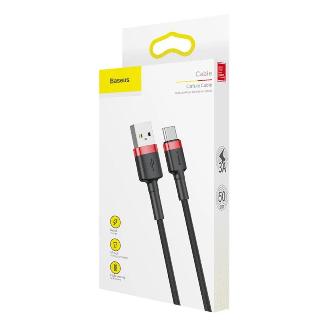 Connettore USB A - Connettore USB-C 1m CATKLF-B91 Cavo Baseus rosso+nero
