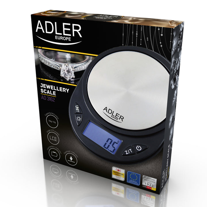 Bilancia di precisione Adler AD 3162 piccole dimensioni grandi possibilità