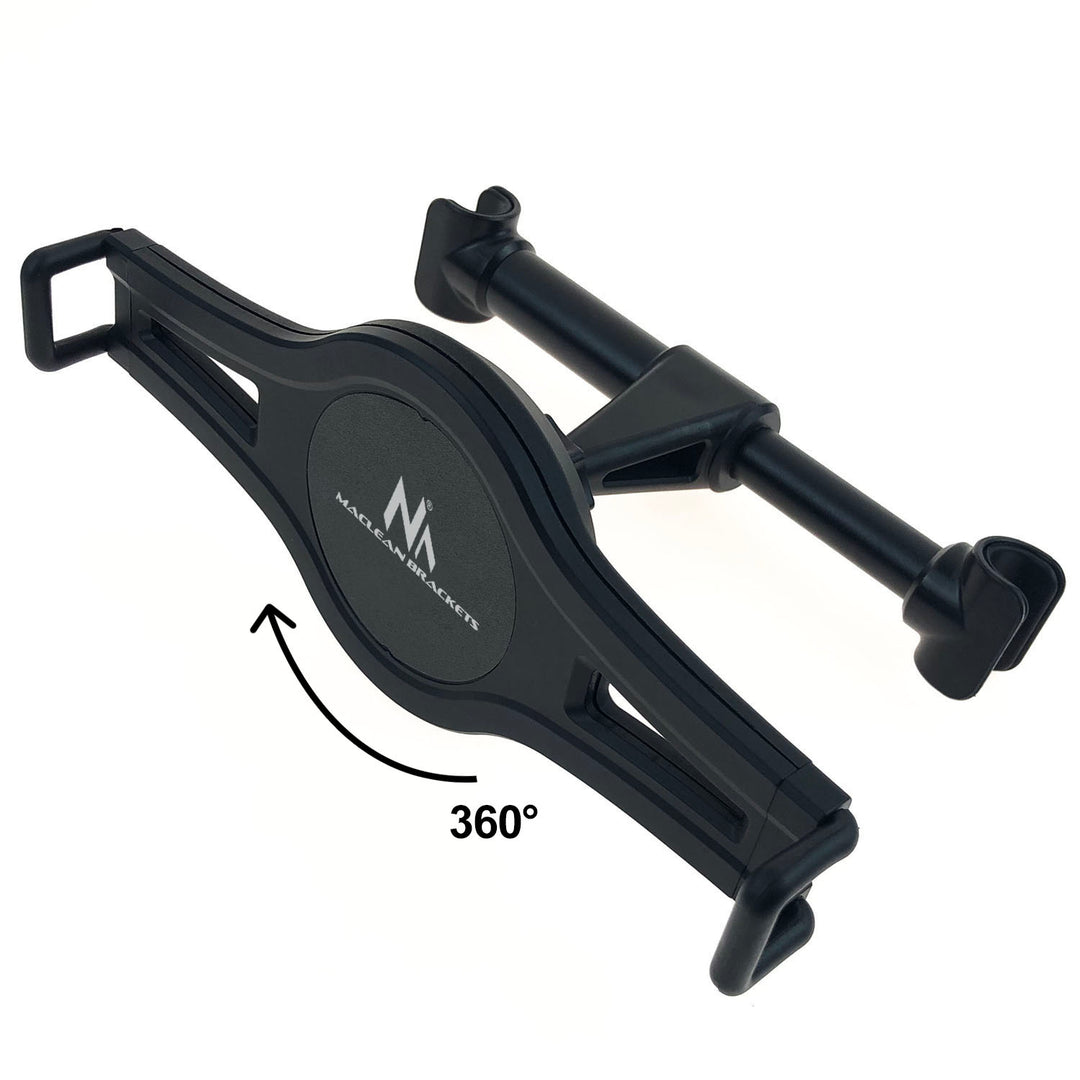 Maclean  MC-893Supporto universale per tablet da auto da poggiatesta 360 gradi rotante