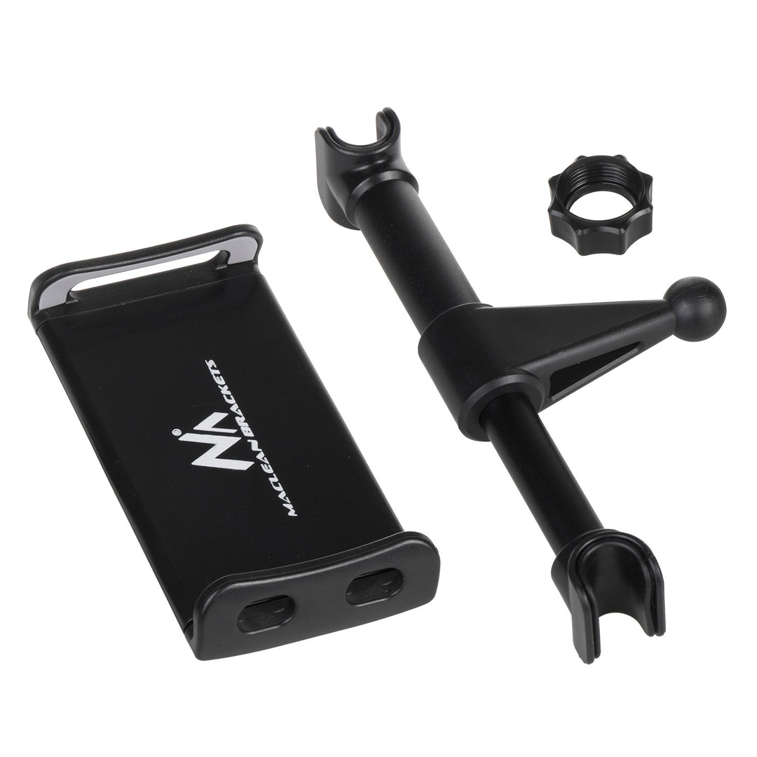 Maclean MC-894 Supporto da auto universale per smartphone e tablet Supporto da auto per poggiatesta rotante a 360 gradi