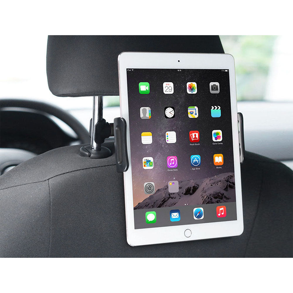 Maclean MC-894 Supporto da auto universale per smartphone e tablet Supporto da auto per poggiatesta rotante a 360 gradi