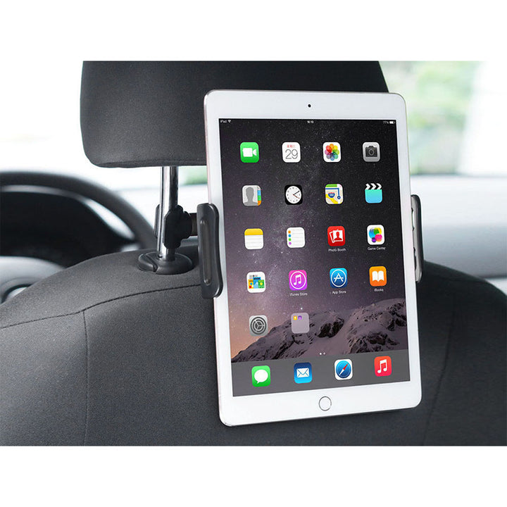 Maclean MC-894 Supporto da auto universale per smartphone e tablet Supporto da auto per poggiatesta rotante a 360 gradi