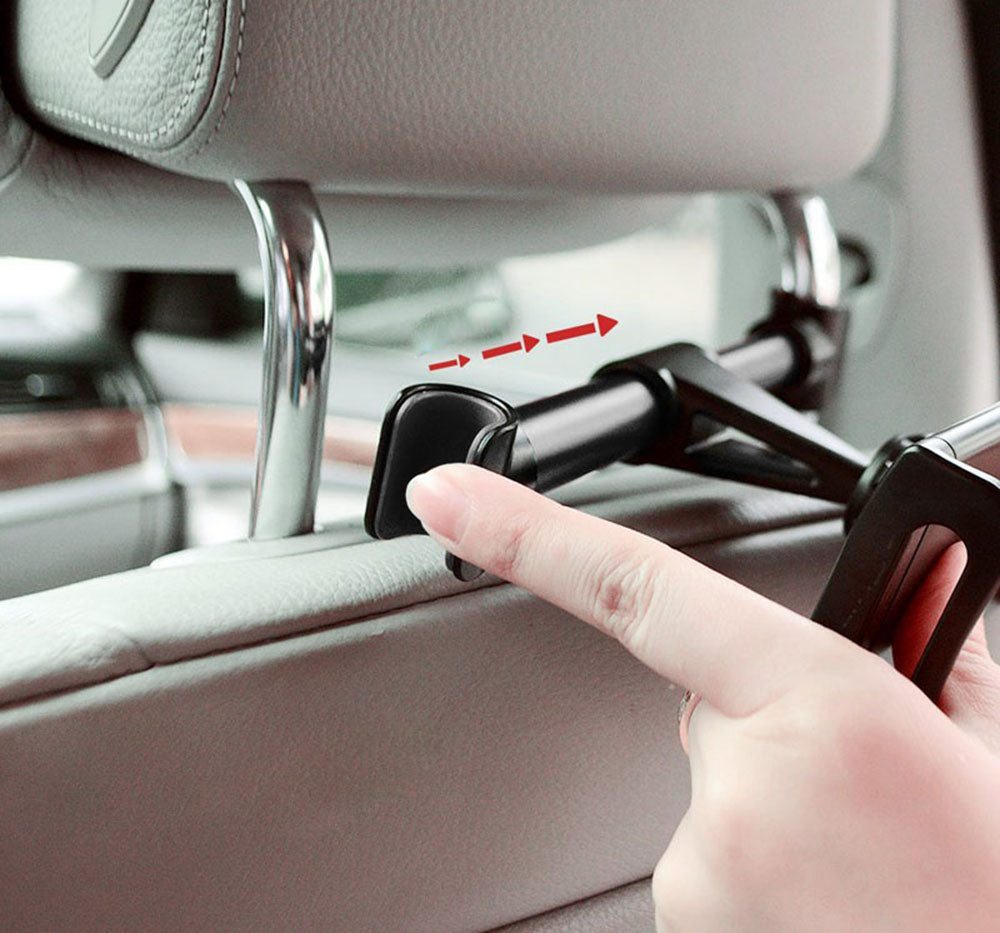 Maclean MC-894 Supporto da auto universale per smartphone e tablet Supporto da auto per poggiatesta rotante a 360 gradi