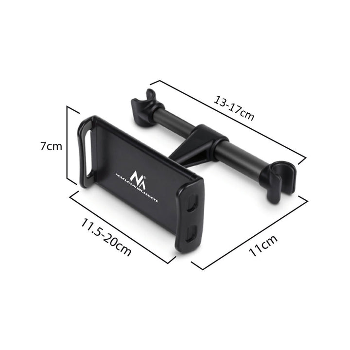 Maclean MC-894 Supporto da auto universale per smartphone e tablet Supporto da auto per poggiatesta rotante a 360 gradi
