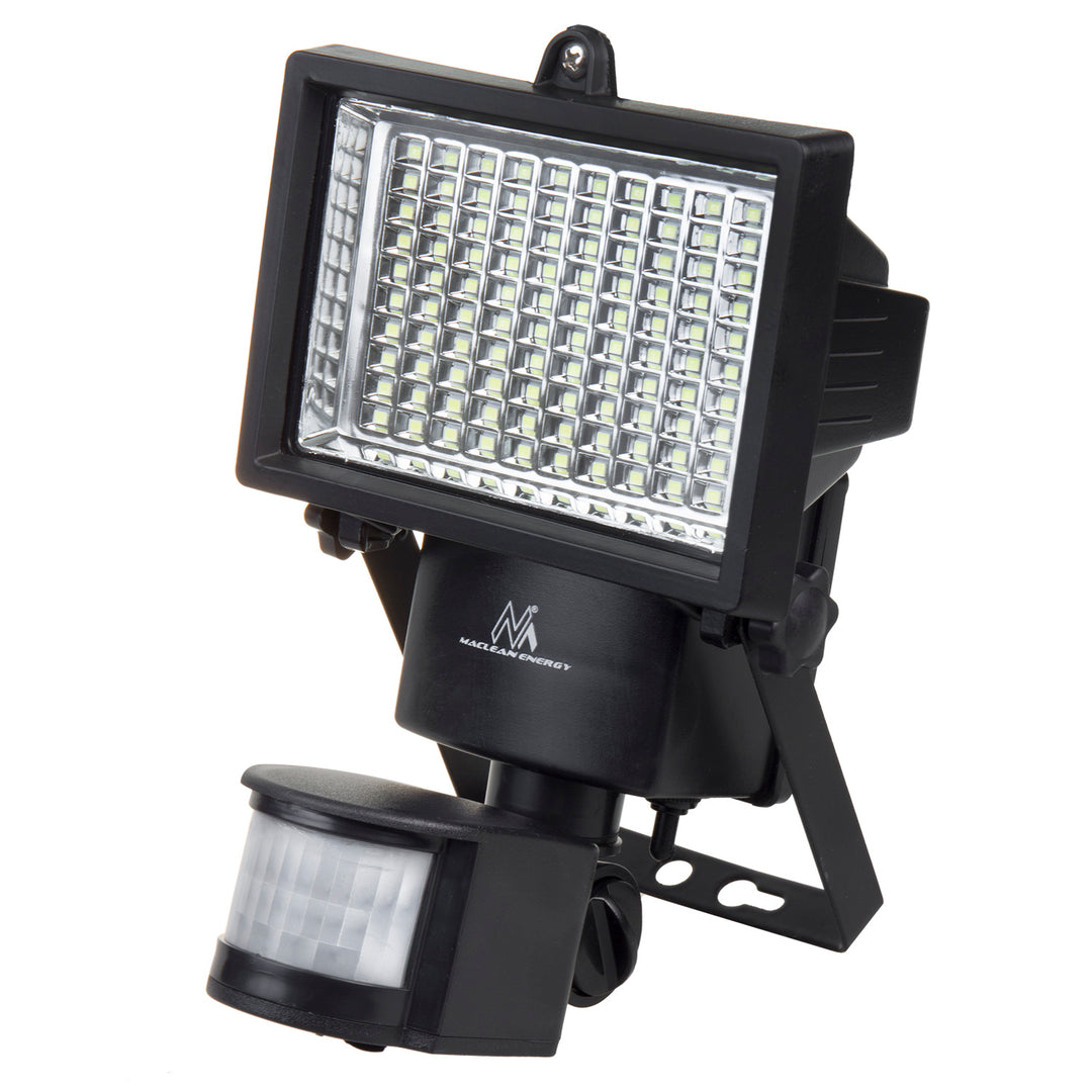 Lampade solari Faretto LED con sensore di movimento Proiettore solare da parete Luce solare del sensore crepuscolare IP44 6W 360 Lumen 6000K