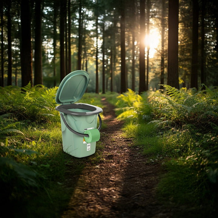 GreenBlue GB320GG WC verde-grigio Toilette turistica WC mobile GreenBlue 19L