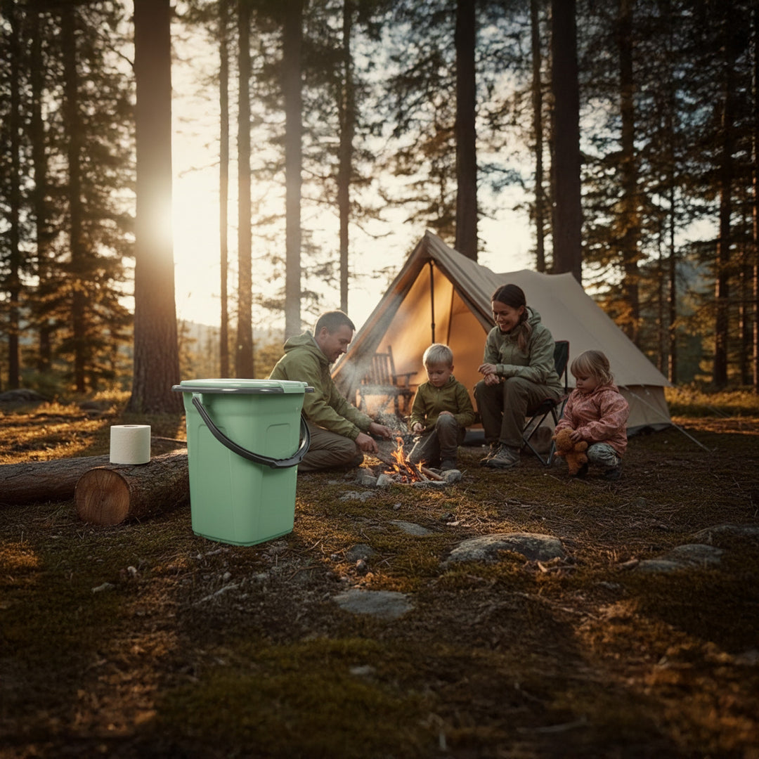 GreenBlue GB320GG WC verde-grigio Toilette turistica WC mobile GreenBlue 19L