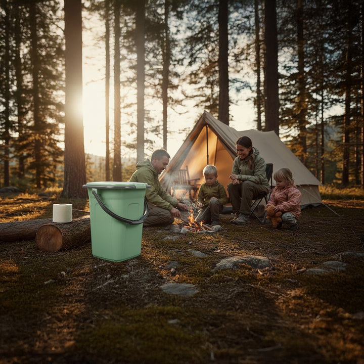 GreenBlue GB320GG WC verde-grigio Toilette turistica WC mobile GreenBlue 19L