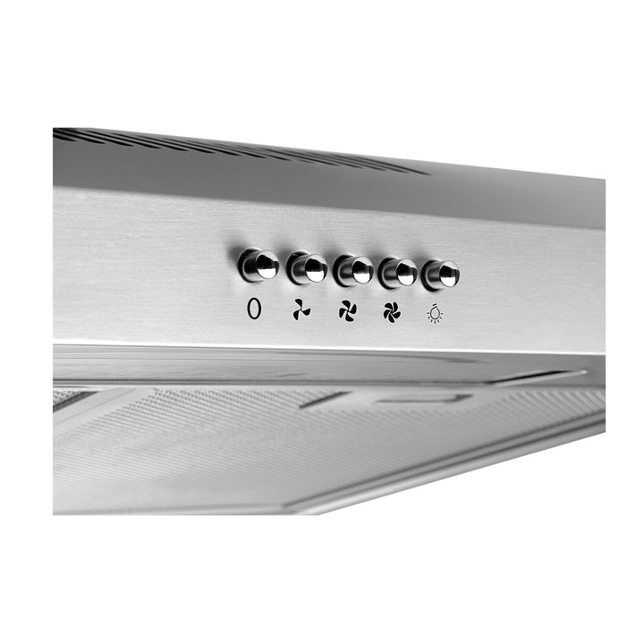 Concept OPP1250SS  argento cappa da cucina 50cm illuminazione a LED