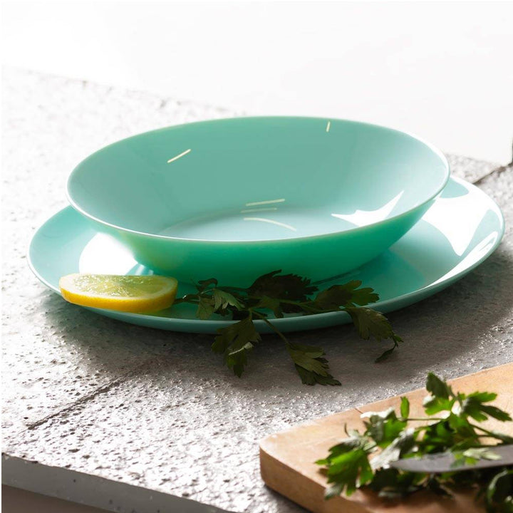 Servizio da tavola LUMINARC Diwali Light Turquoise 18 pezzi per 6 persone