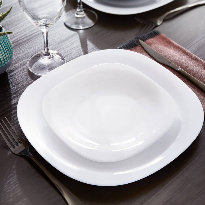 Servizio da tavola LUMINARC Carine Neo White bianco 18 pezzi per 6 persone