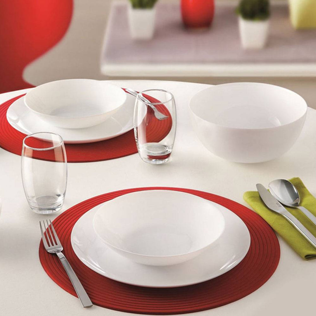 Servizio da tavola LUMINARC Diwali bianco 18 pezzi per 6 persone