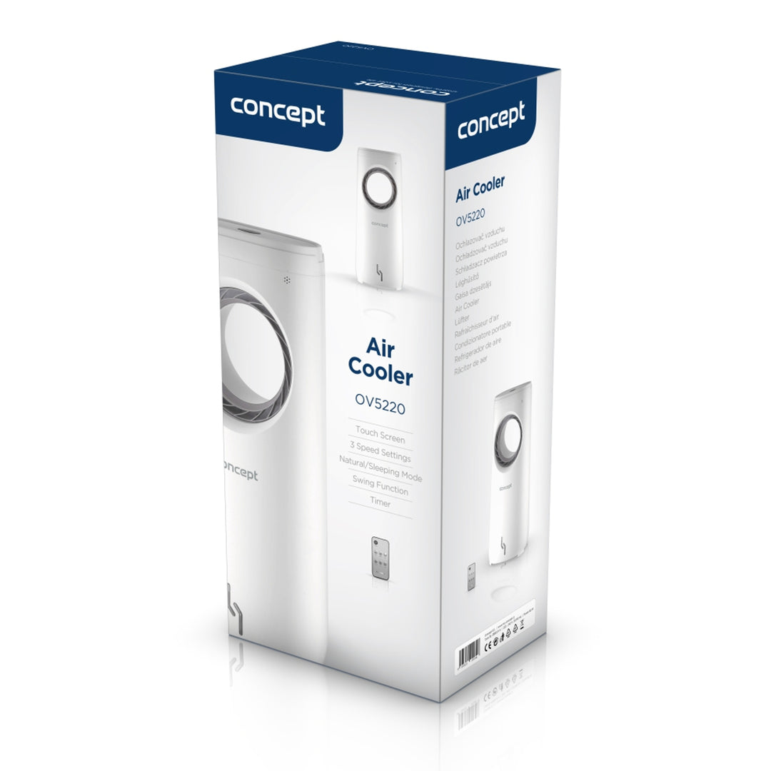 Concept OV5220 Raffreddatore d'aria 4in1 con funzioni di raffreddamento, ventola, ionizzazione e purificazione dell'aria