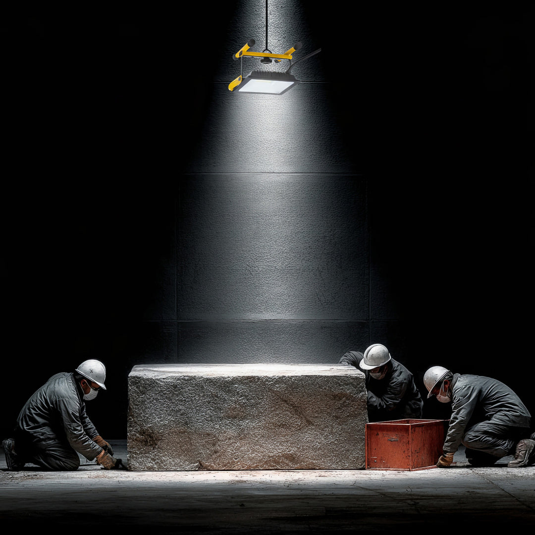 Supporto da pavimento per LED Treppiede proiettore Stand costruzione Spotlight ruotabile in acciaio (per MCE550 / MCE650)