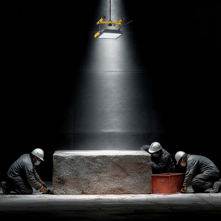 Supporto da pavimento per LED Treppiede proiettore Stand costruzione Spotlight ruotabile in acciaio (per MCE550 / MCE650)