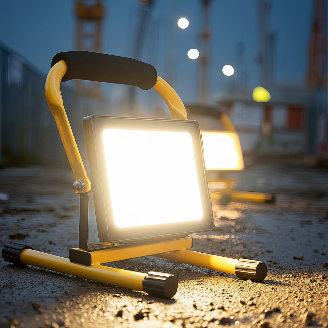 Supporto da pavimento per LED Treppiede proiettore Stand costruzione Spotlight ruotabile in acciaio (per MCE550 / MCE650)
