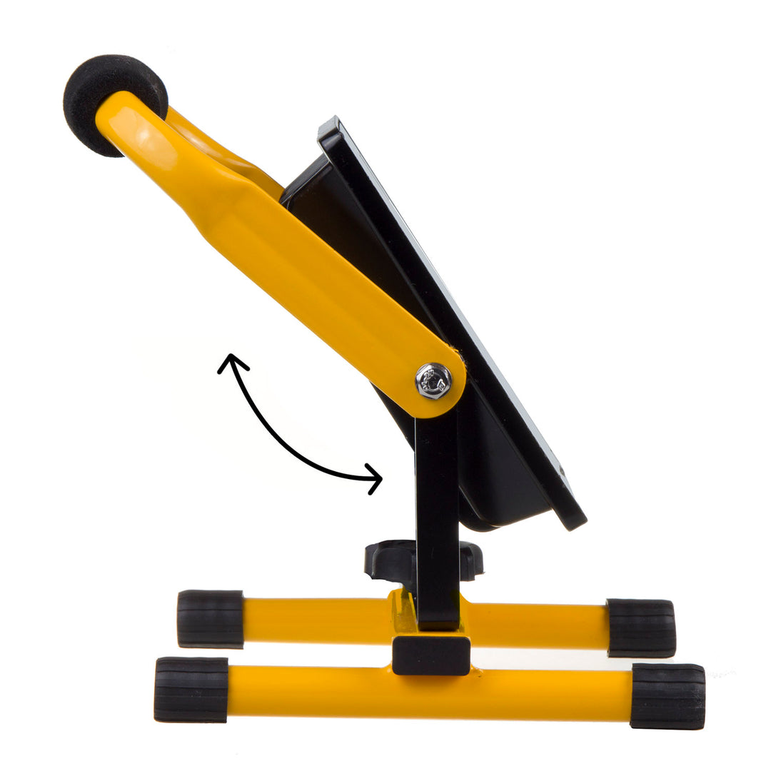 Supporto da pavimento per LED Treppiede proiettore Stand costruzione Spotlight ruotabile in acciaio (per MCE550 / MCE650)