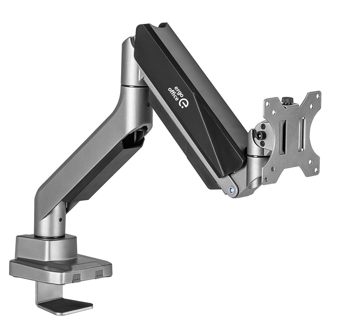 Supporto universale per monitor da tavolo Ergo Office, molla a gas 17"-35" 15kg, VESA 75x75 / 100x100, ER-445