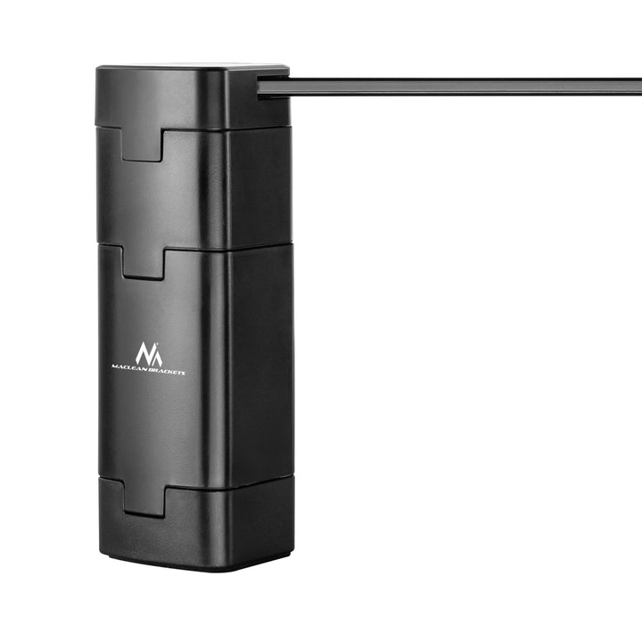 Maclean MC-934 Supporto per monitor/laptop Altezza regolabile dello schermo Supporto in vetro temperato Alzatina per portatile fino a max. 20kg