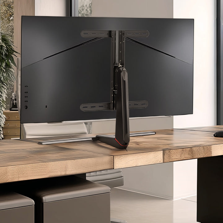 NanoRS RS167 Supporto Gaming  per monitor, Regolabile in altezza, RGB LED, 32-55", max VESA 400x400, max. 40kg, Free-standing