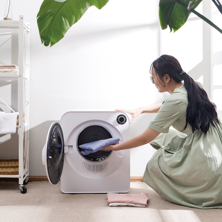 Green Blue GB405 Asciugatrice elettrica 830W / 3kg / Asciugatrice per vestiti a libera installazione o a parete Cinque programmi di asciugatura disponibili