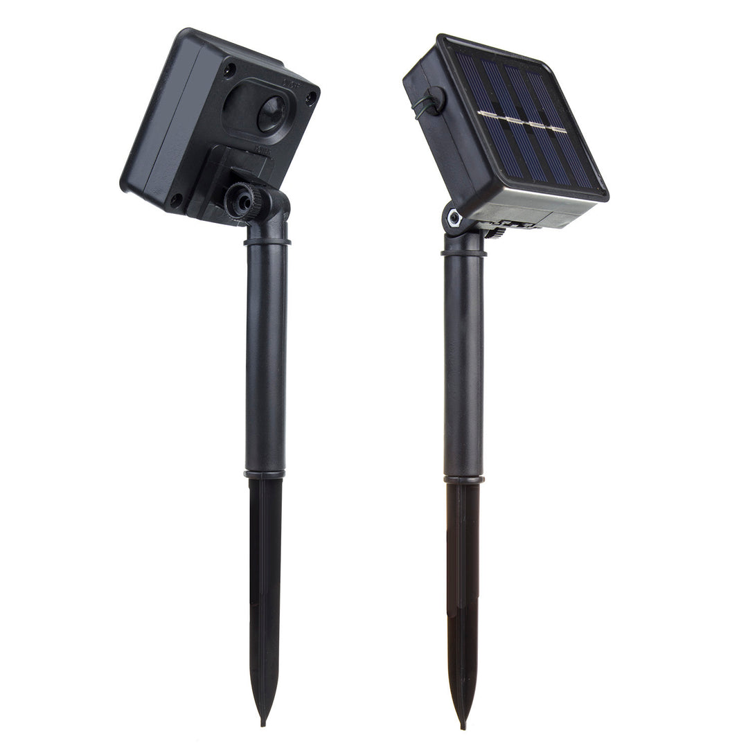 Maclean MCE411 Luci Led Solari 2,4 m, 144 LED,Modalità Ghiaccioli cadenti Batteria Li 800mAh