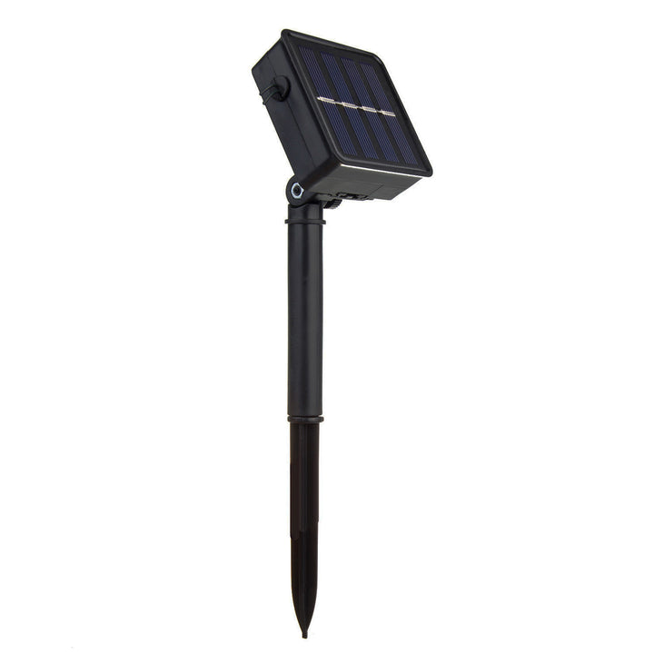 Maclean MCE411 Luci Led Solari 2,4 m, 144 LED,Modalità Ghiaccioli cadenti Batteria Li 800mAh