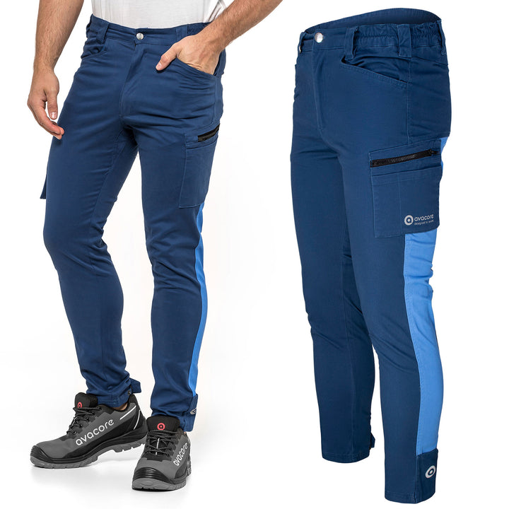 TUBBOS PANTALONE VITA BLU-BLU Taglia 54