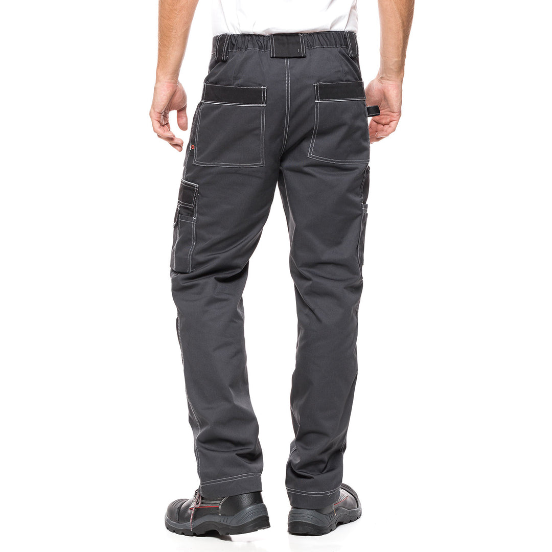 PANTALONE HELIOS GRIGIO-NERO Taglia 52 (94-98)