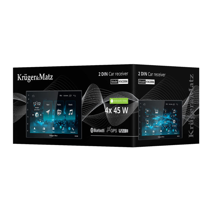Autoradio Kruger&Matz KM2006 schermo 7", sistema Android 10